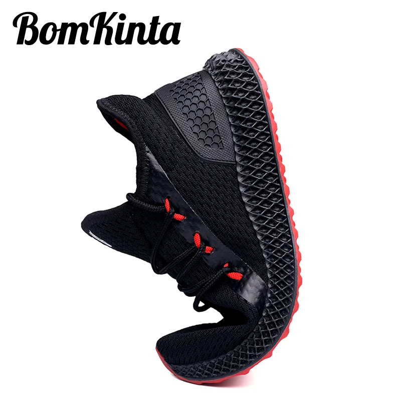 BomKinta Exclusive New Mesh Men Casual Shoes Lace-up Lightweight Comfortable Breathable Walking Sneakers Tenis | Обувь