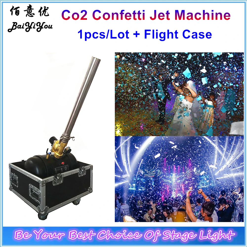 Big Co2 Confetti Color Paper Jet Machine Power Control Shooter Launcher Cannon for Wedding Stage Show | Освещение