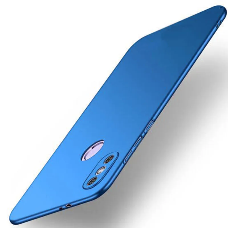 blue Чехол для xiaomi redmi note 6 pro, Жесткий Чехол для задней панели Mofi redmi note 6, чехол global 6,2", пластиковый чехол для xiaomi redmi note 6 pro - Цвет: blue