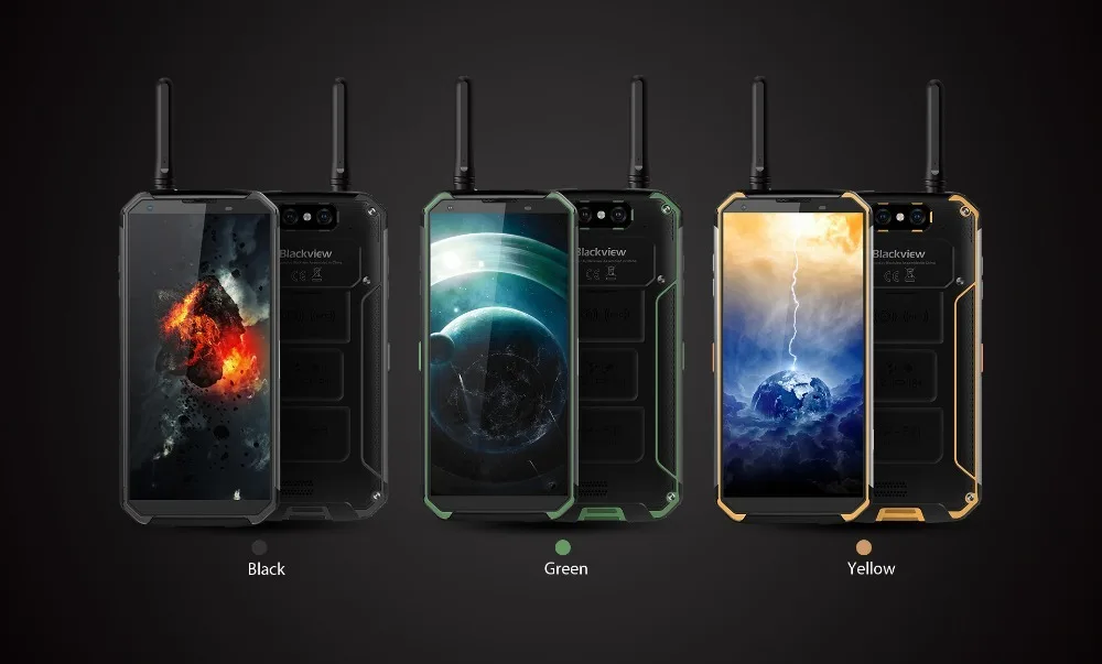 Blackview BV9500 Pro водонепроницаемый ударопрочный мобильный телефон Android 8,1 10000 мАч 6 ГБ+ 128 ГБ MT6763T Восьмиядерный FHD NFC 4G смартфон
