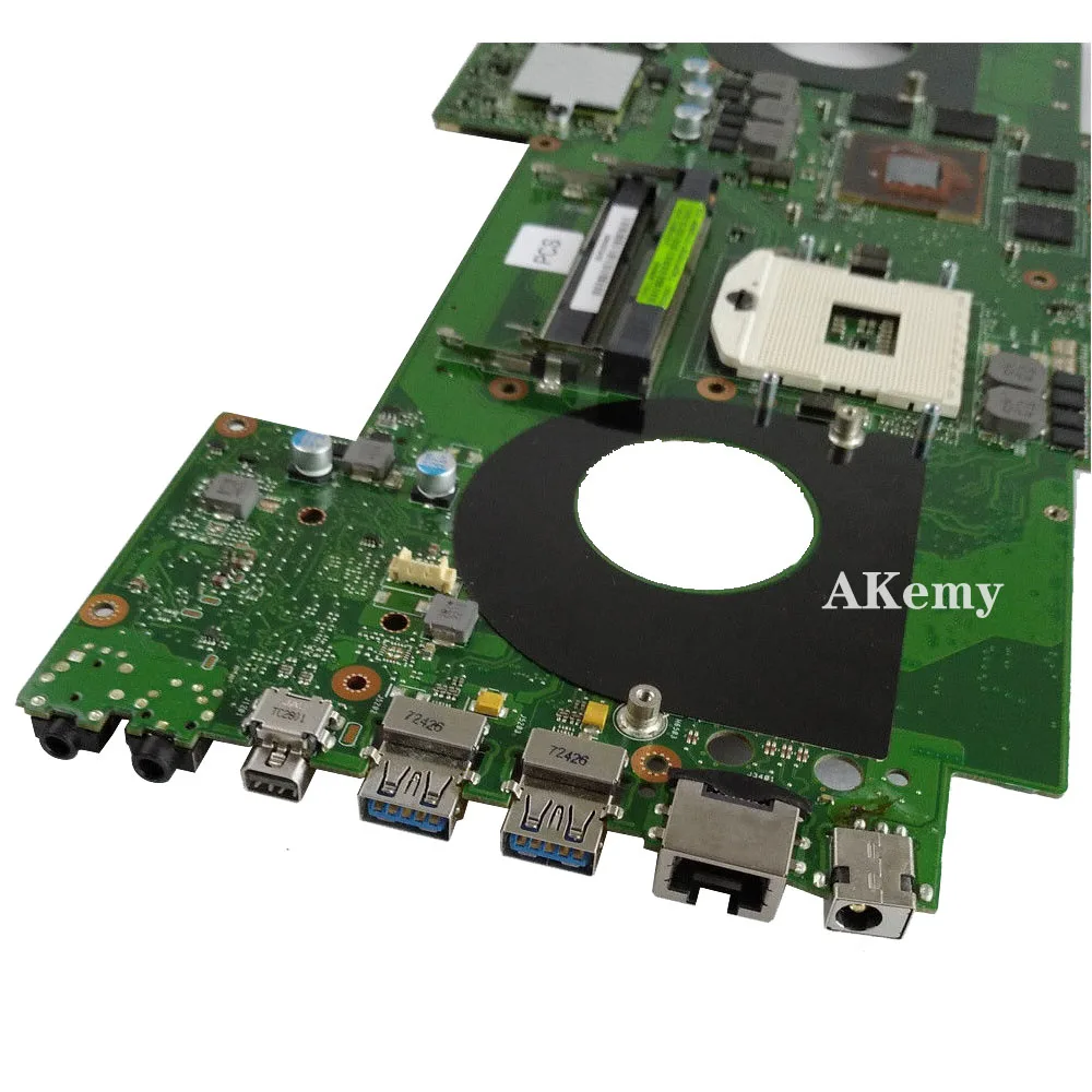 G46VW MAIN_BD.OM/QC/AS GTX660M 2 Гб VRAM материнская плата REV 2,2 для Asus G46V G46VW материнская плата для ноутбука 60-NMMMB1100-E02 протестирована