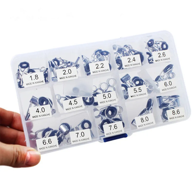 80 Шт. Удочка Руководство Гиды Совет Набор Комплект Для Ремонта DIY глаз Кольца