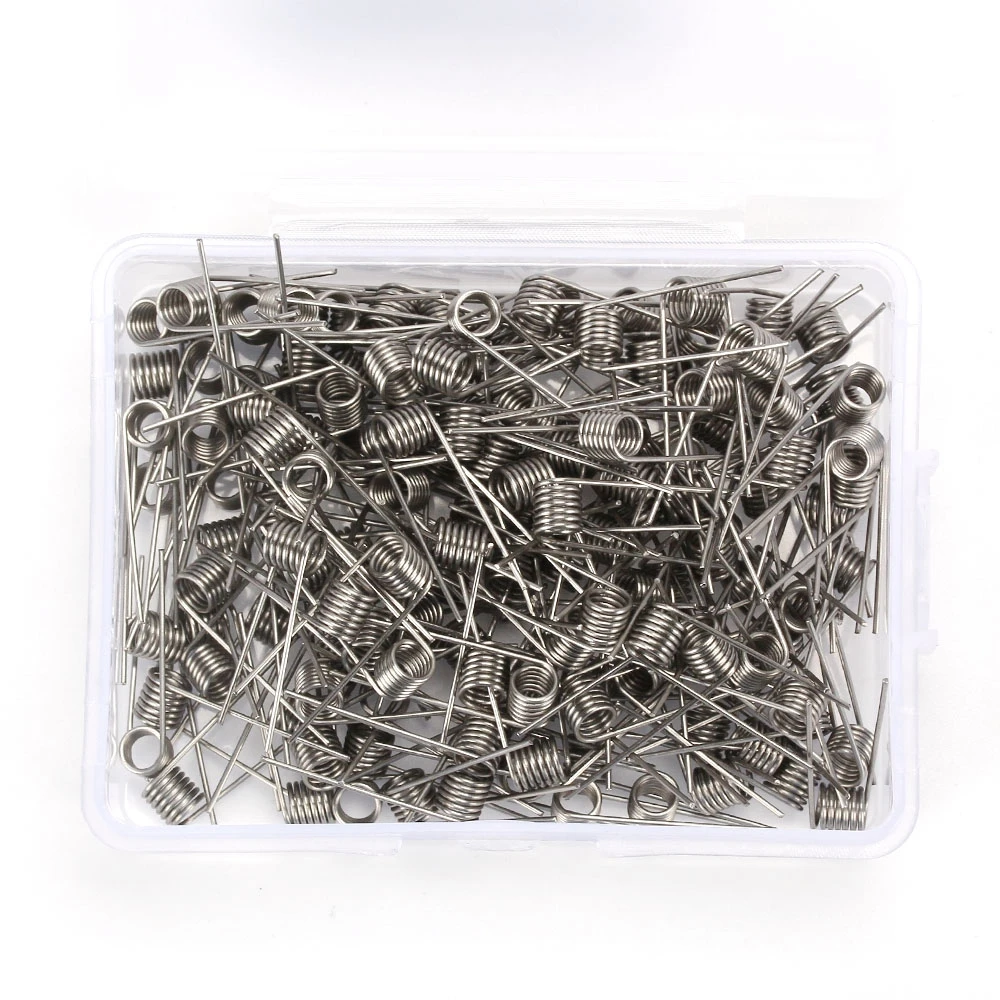 

Катушка Father MTL 100 шт./лот, собранная предварительно собранная катушка NI80 SS316 22 24 26 28, нагревательный провод Alien Clapton для электронной сигареты Rda