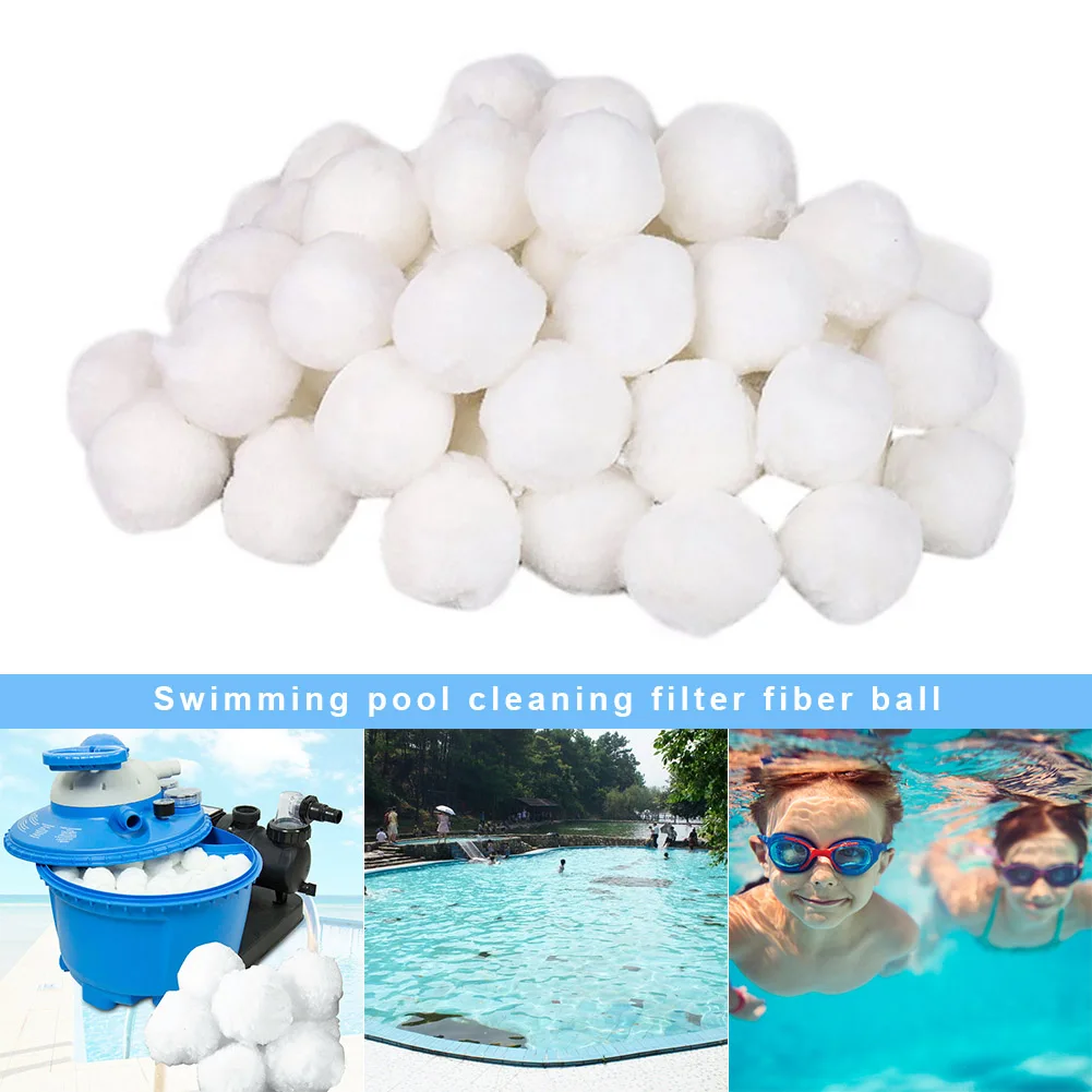 

Filter Ball Sand Lightweight Durable Eco-friendly for Swimming Pool Cleaning Equipment Fiber Ball Water Purification Fiber Balls