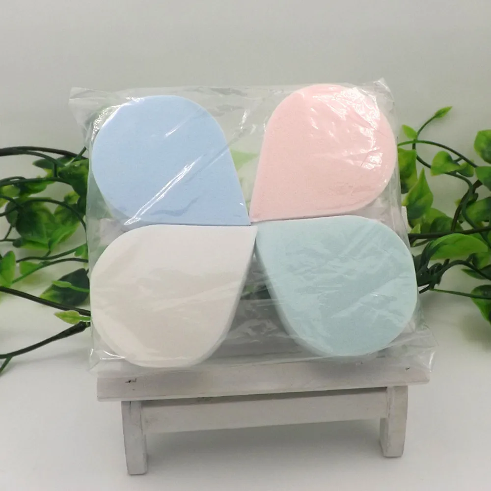 #501 2018 Новая мода 4pc Pro макияж основа красота плоская губка пуховка для капель