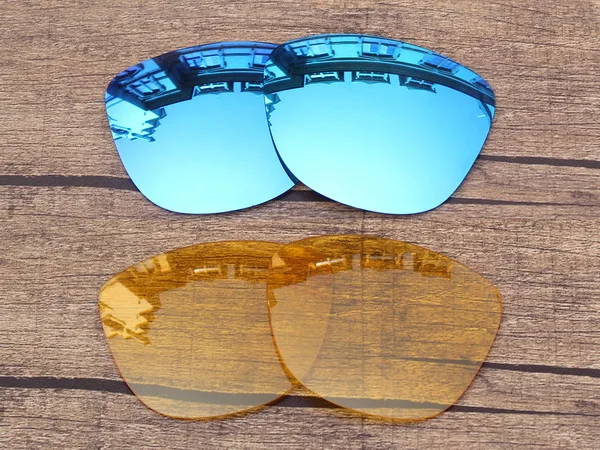Ice and Yellow Vonxyz 20+ выбор цветов поляризованные Сменные линзы для-оправа Frogskins - Цвет линз: Ice and Yellow