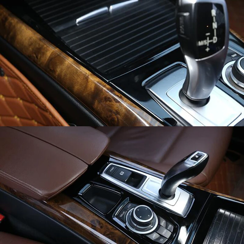 Chrome мультимедиа ручка Управление Панель Накладка для BMW X5/X6 E70/E71 2007-2014 | Автомобили