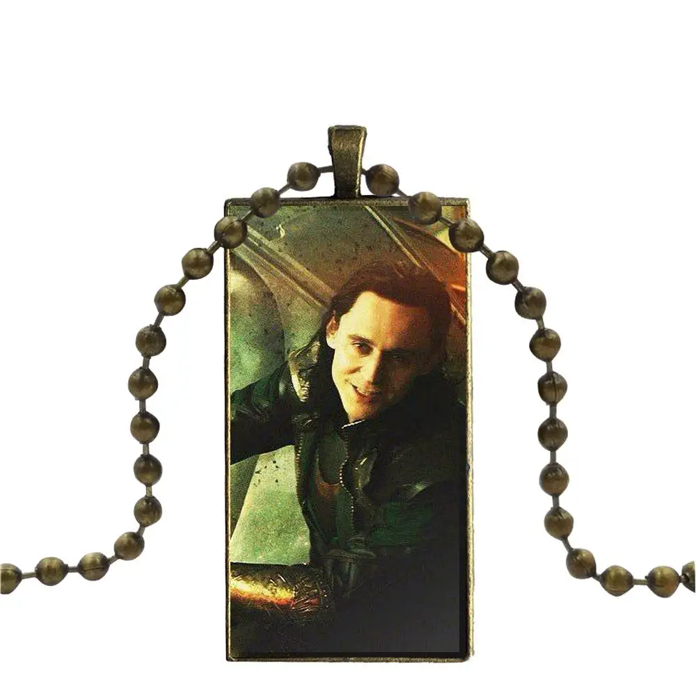 Loki Thor The Dark World для мужчин и женщин Подарочная бижутерия со стеклянными кабошонами