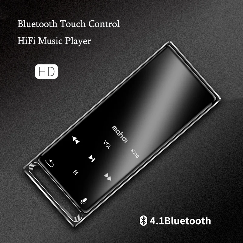 Mahdi M210 16G bluetooth MP3 плеер музыкальный Спортивный Портативный HiFi TFT 1 8 дюймовый экран