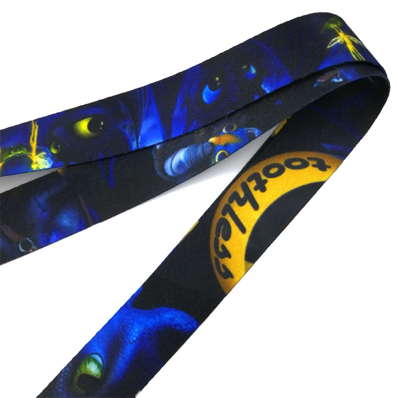 

Regooly RE164 how to train your dragon keychain light fury toothless necklace Cartoon Neck Strap ID badge holder Lanyard present