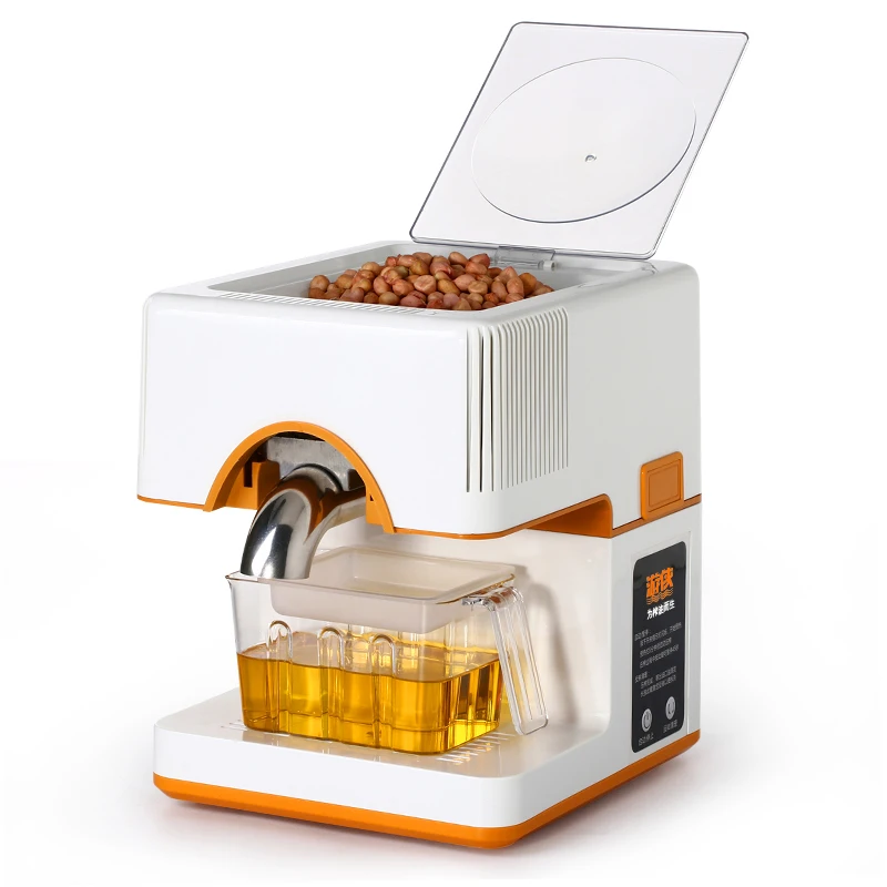 

Full-automatic Seed Oil Press Machine 220V Home Use Peanut Oil Pressing Presser Machine Cold-pressed Hot-pressed RG-006