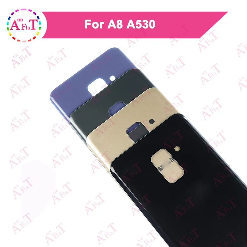 Заднее стекло для Samsung Galaxy A8 2018 A530F + A8Plus A730F A730DS крышка аккумулятора задняя корпуса
