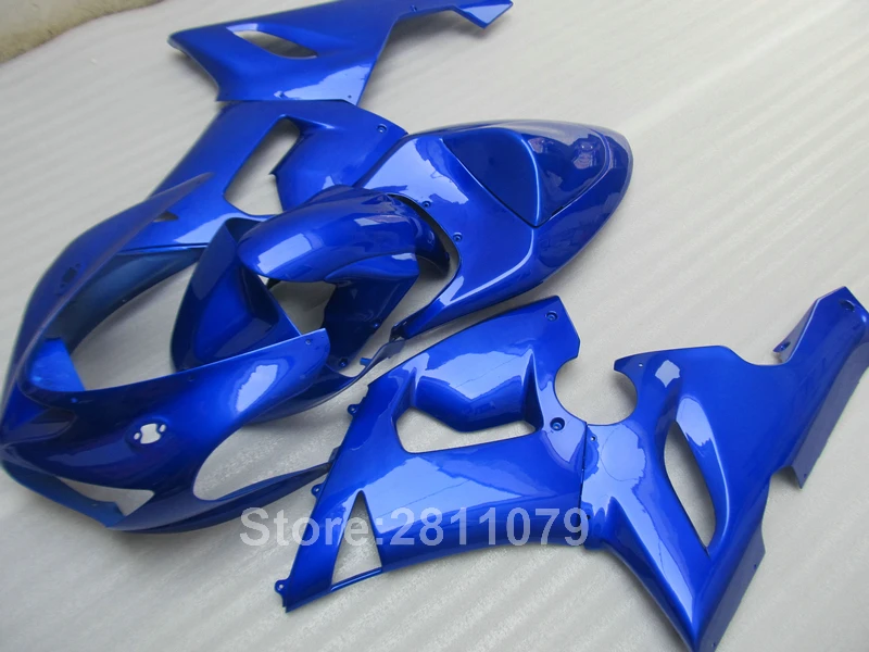 Комплект обтекателей для кузова Kawasaki Ninja ZX6R 05 06 набор голубых 2005 2006 KY12|fairing kit|zx6r