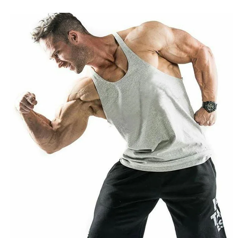 Мужская майка для бодибилдинга мужская тренировок повседневная рубашка фитнеса