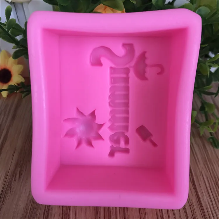 Выпечка торта DIY инструменты силиконовая форма для помадки буквы Летний стиль