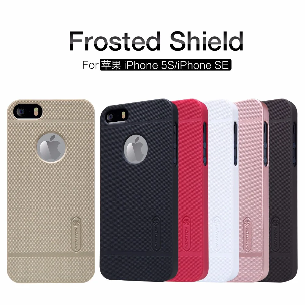 Nillkin матовый чехол для Apple iPhone SE 5 5S защитный пластиковый мобильного телефона