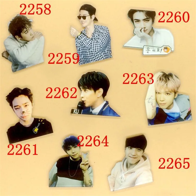 1 шт. Мультяшные забавные Акриловые Броши BigBang GD значок G Dragon броши брошь для