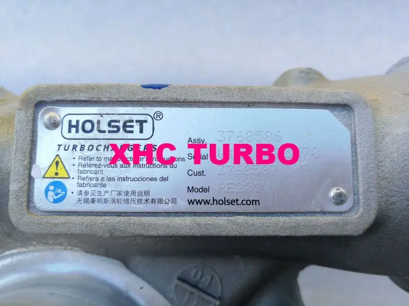 Б/у настоящий Турбокомпрессор HE201W 3768586 3768587 для FOTON CUMMINS ISF2.8 2.8L