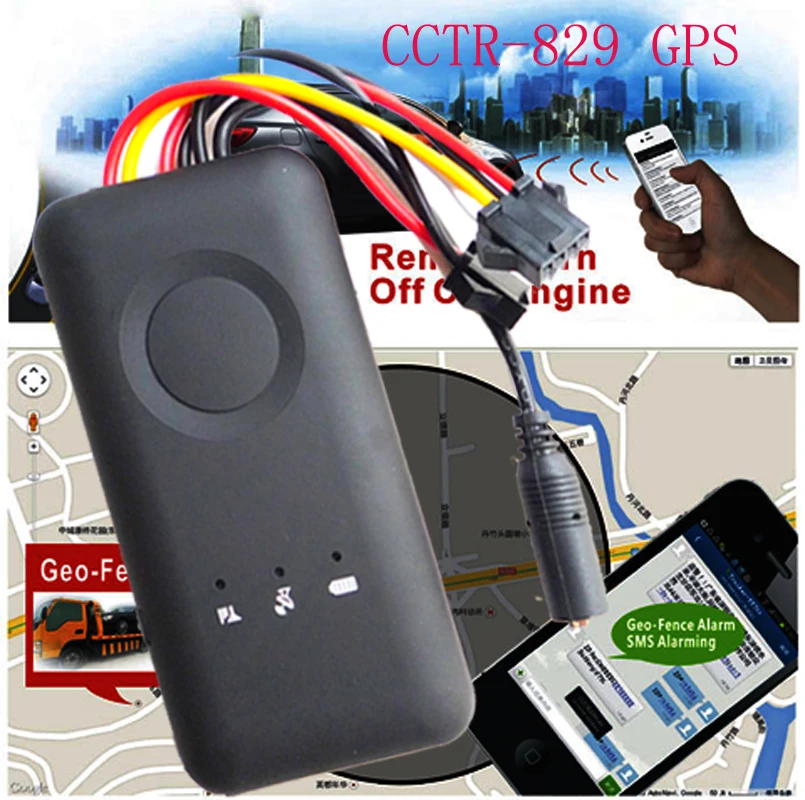 Автомобильный GPS трекер с аварийной сигнализацией внешний микрофон кнопка SOS