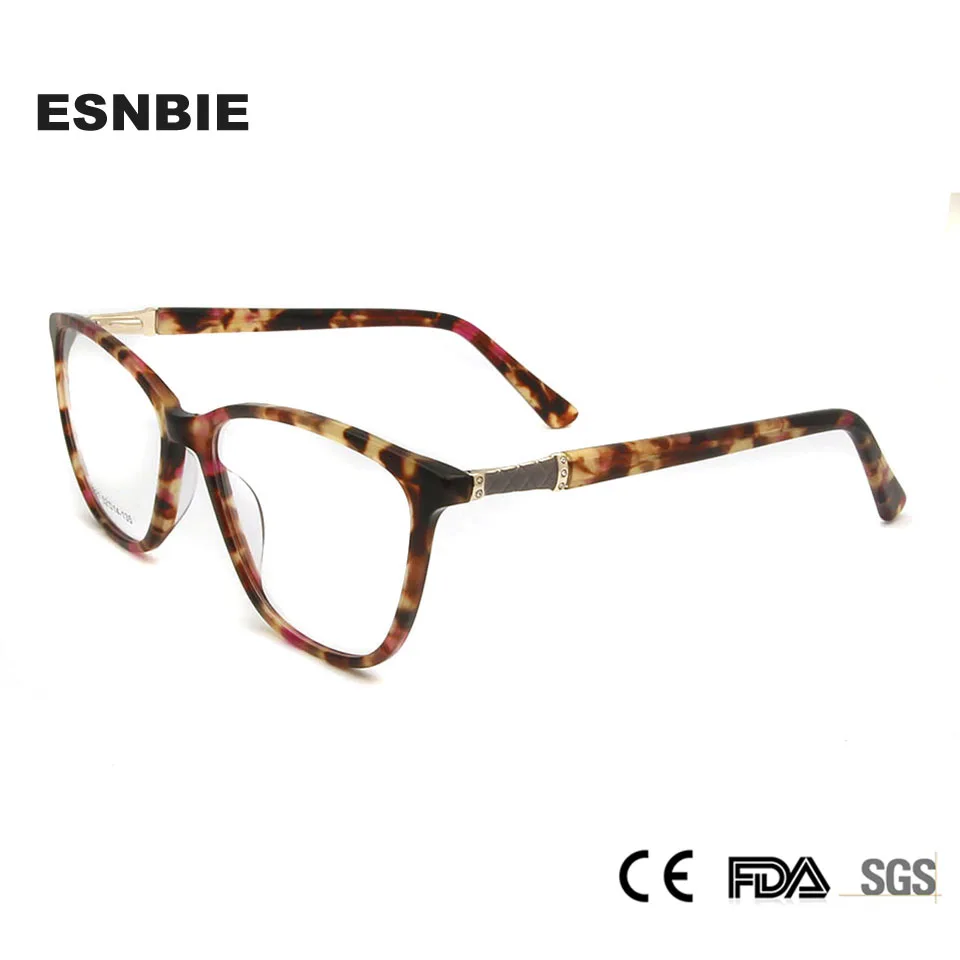 Ацетатная Женская оптическая оправа для очков кошачий глаз оправы женские
