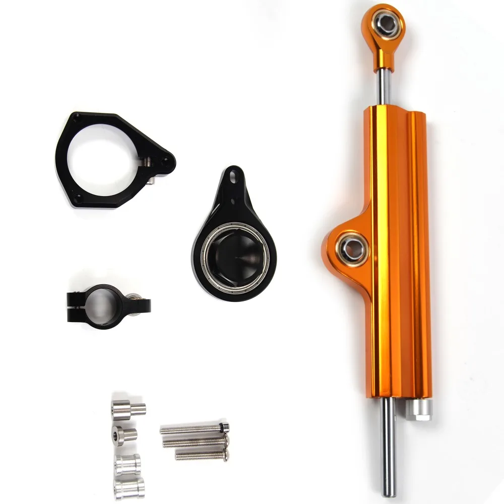 For BMW S100RR 2009 - 2013 Steering Damper Stabilizer Kit Motorcycle accessories CNC S-100RR S 100RR 100 RR 10 2011 2012 gold | Автомобили