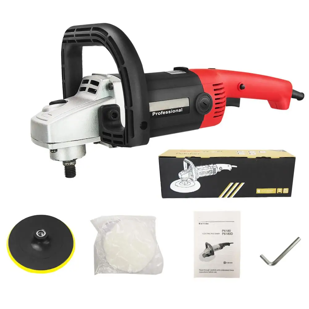 Car Sander Machine Waxing 220V 1400W Multi-purpose Variable Speed Polisher Six-speed Regulation Accessories | Автомобили и