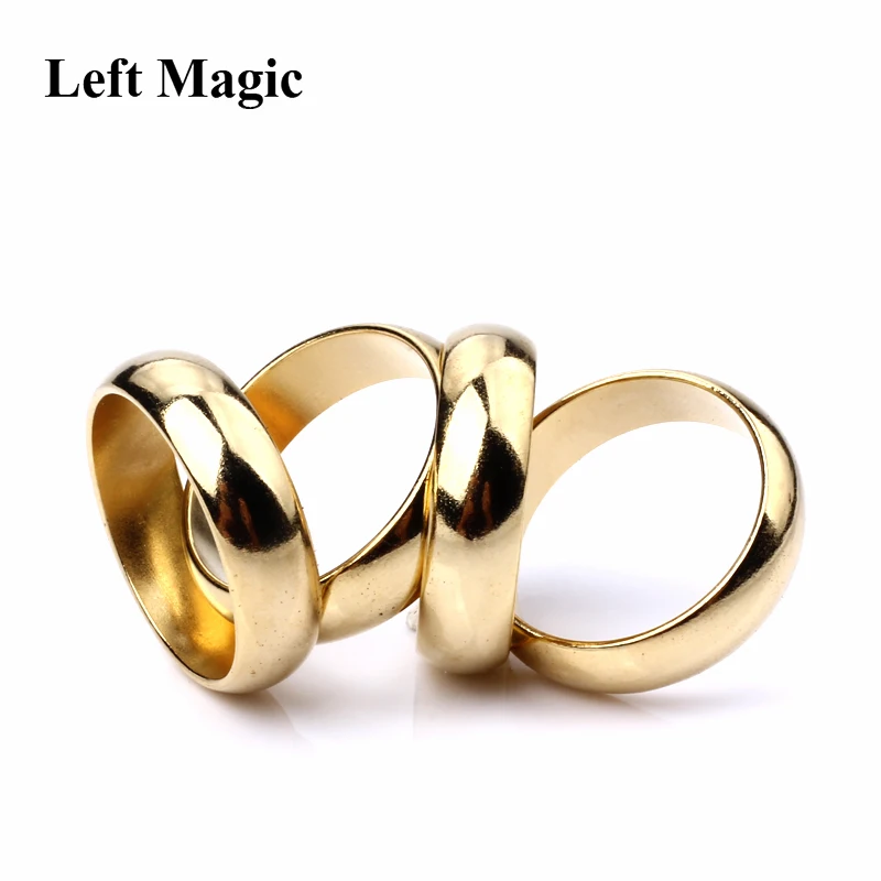 1 шт. позолоченное кольцо волшебные фокусы для круглой дуги магнитное 18 мм/19 мм/20