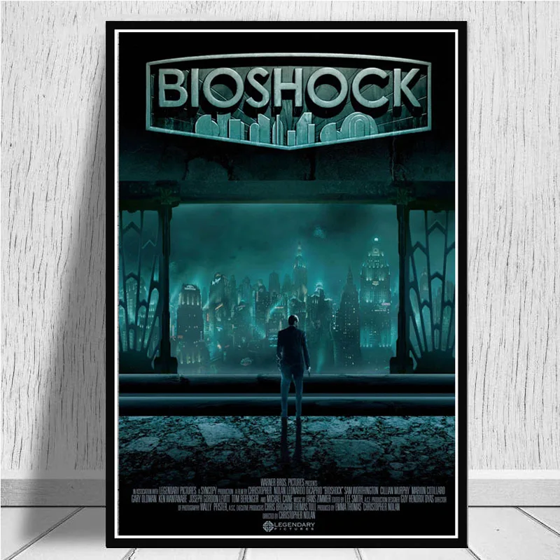 0005 Постеры и принты Bioshock Rapture видео игры ретро детский подарок плакат стены Искусство картина холст живопись для комнаты домашний декор - Цвет: 0005