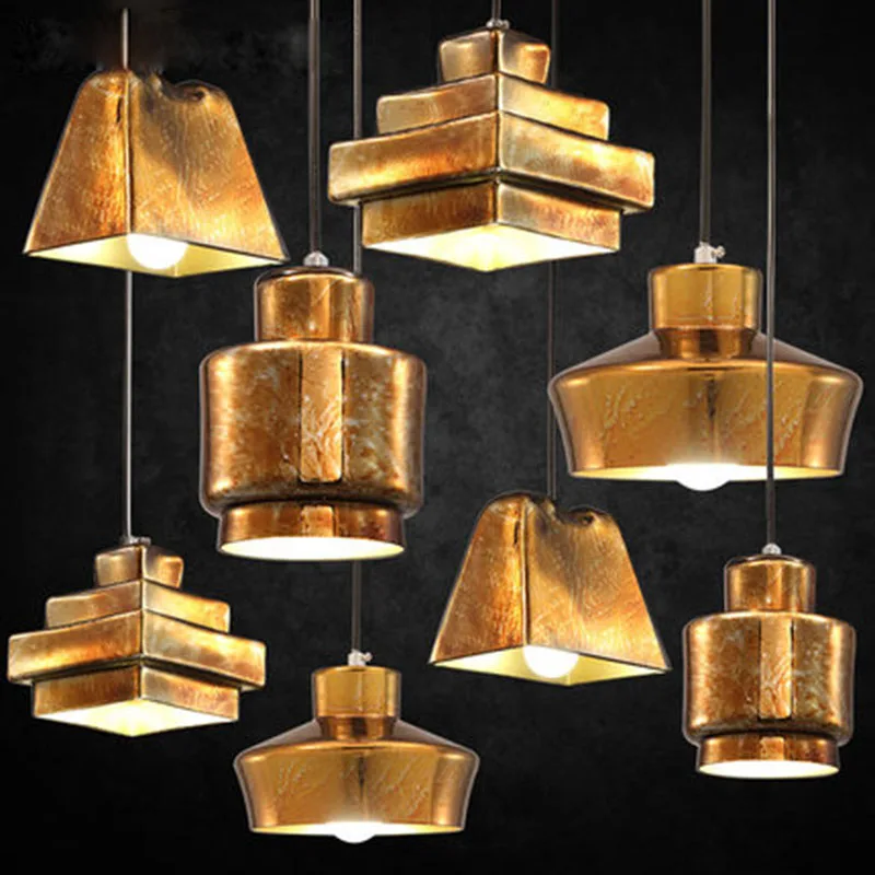 

American industry vintage bar restaurant hotel ceramic pendant lighting lamp