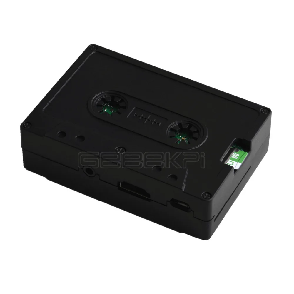 GeeekPi оригинальный черный ABS магнитная лента корпус Чехол Коробка для Raspberry Pi 3 B +/3