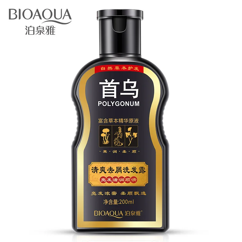 Шампунь BIOAQUA из полигонама и сультифлора антиперхоти питательный Уфимский для