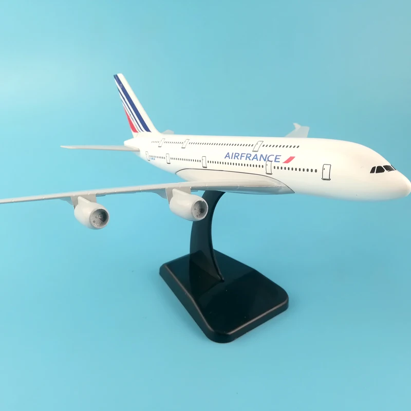 Модель самолета из металлического сплава AIR FRANCE A380 20 см | Игрушки и хобби