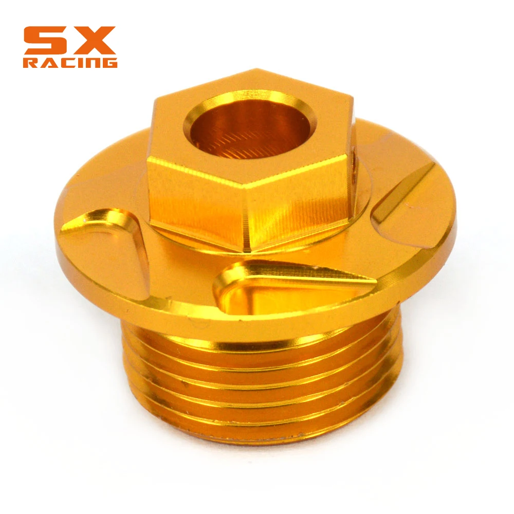 Мотоцикл CNC Золотой двигатель Oli заглушки винт для SUZUKI RM80 RM85 RM125 RM250 RMZ250 RMZ450 RMX450Z YAMAHA