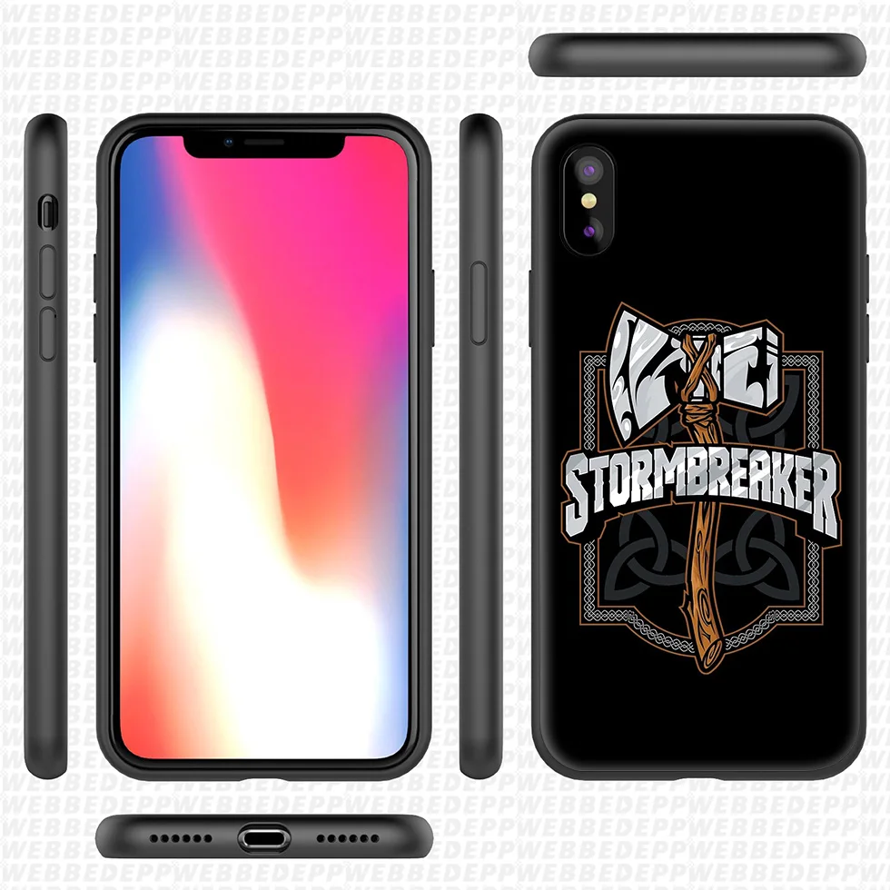 WEBBEDEPP Thanos Gloves Stormbreaker Soft Silicone Case for iPhone 11 Pro Xr Xs Max X or 10 8 7 6 6S Plus 5 5S SE |