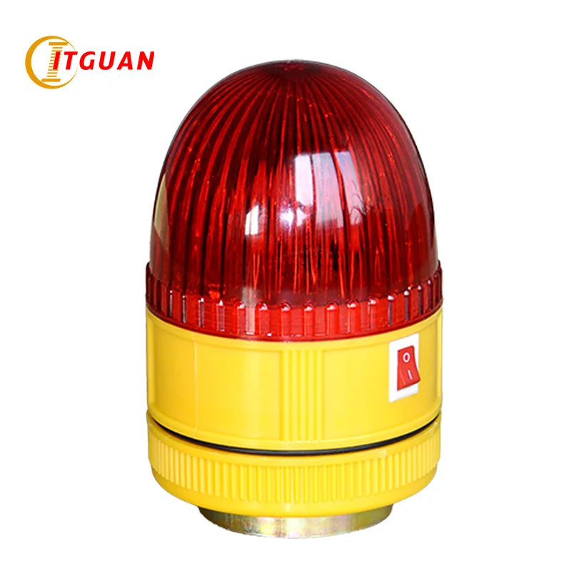 

LTD-6060 Battery Warning Light Led DC4.5V Flashing Red/Yellow/Green/Blue Magnet Bottom Police light Diameter 72MM