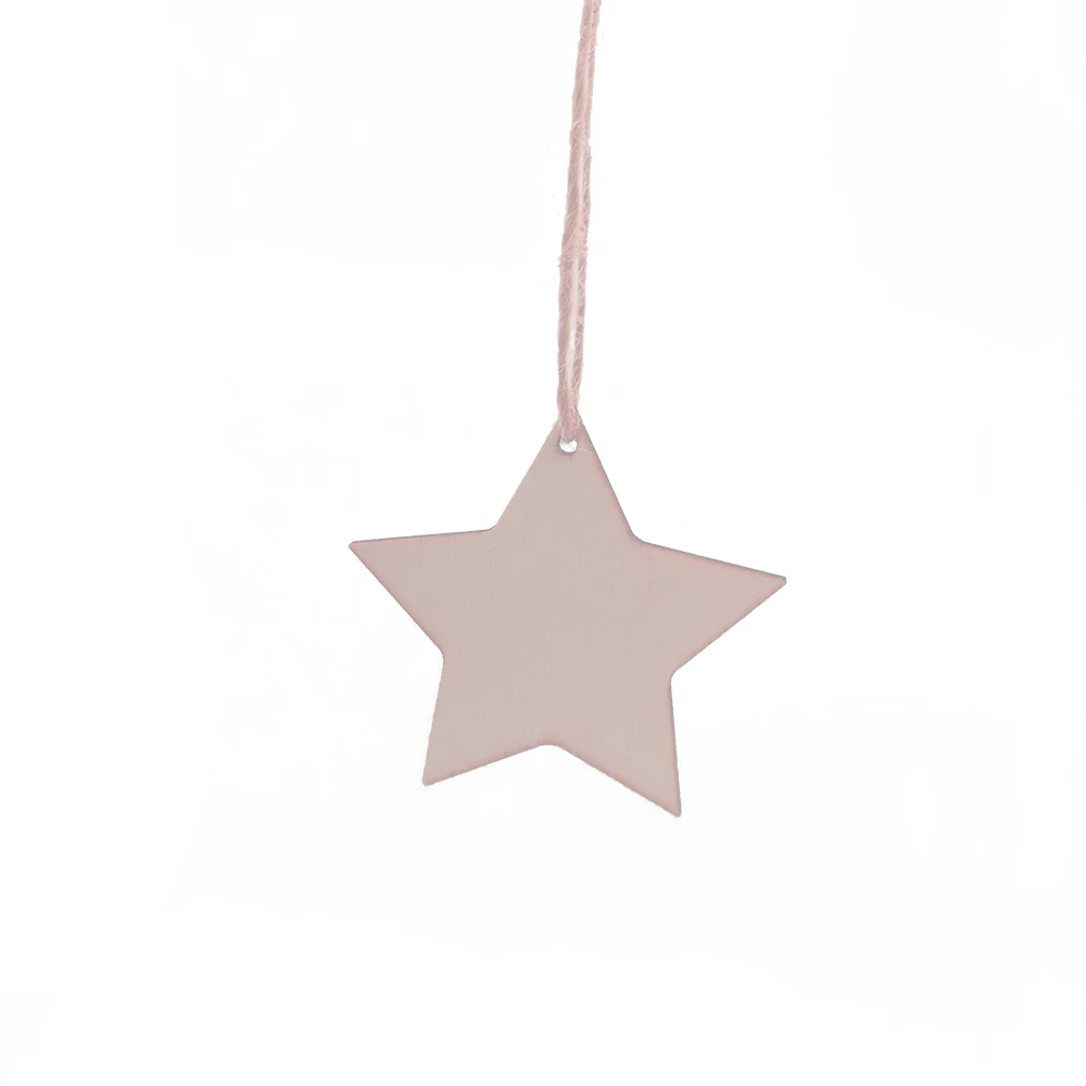 10 шт. 8 см Деревянный Рождественская звезда образный украшения Висячие с шпагат