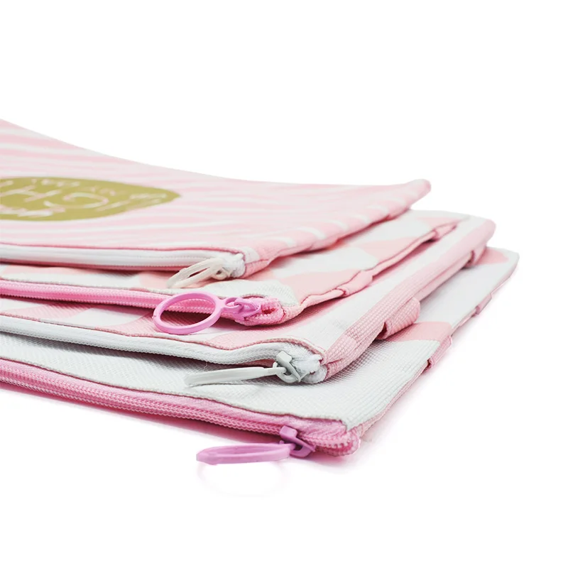 Новое поступление 2018 розовая холщовая папка для файлов сумка Органайзер