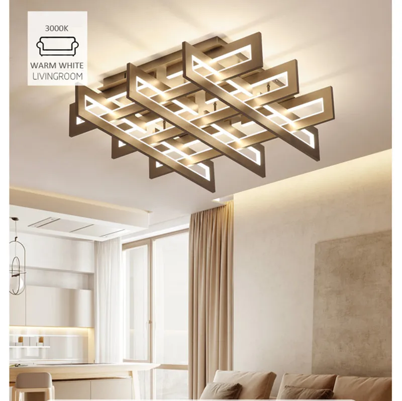 2019New Modern Ceiling Lights LED Lamp For Living Room Bedroom Study Nordic surface mounted Deco AC85-265V | Лампы и освещение