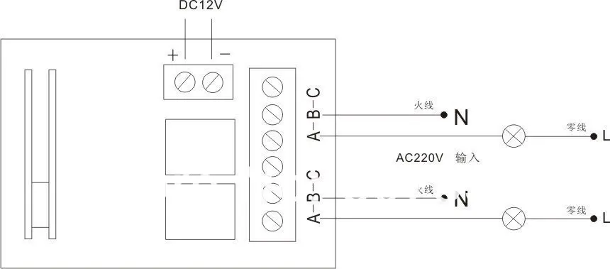 Бесплатная доставка Авиапочта Гонконга DC12V 10A 2 CH беспроводной пульт