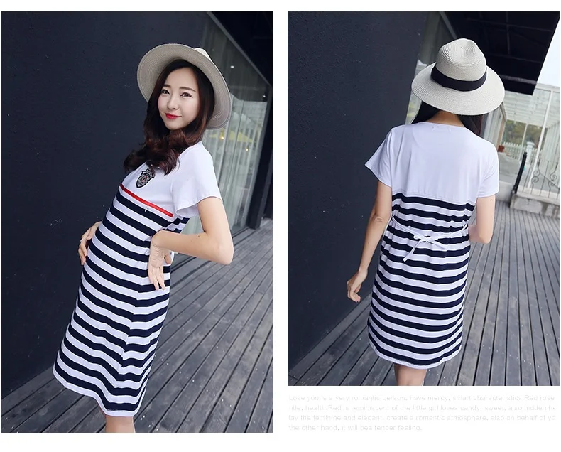 Высококачественная летняя одежда для мам платье грудного вскармливания платья в