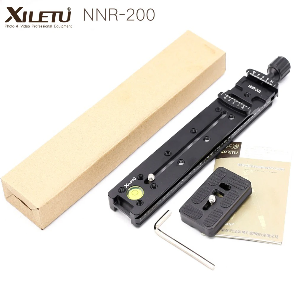 

XILETU NNR-200 Camera with extended version of the quick release plate mounting clip universal and tripod head