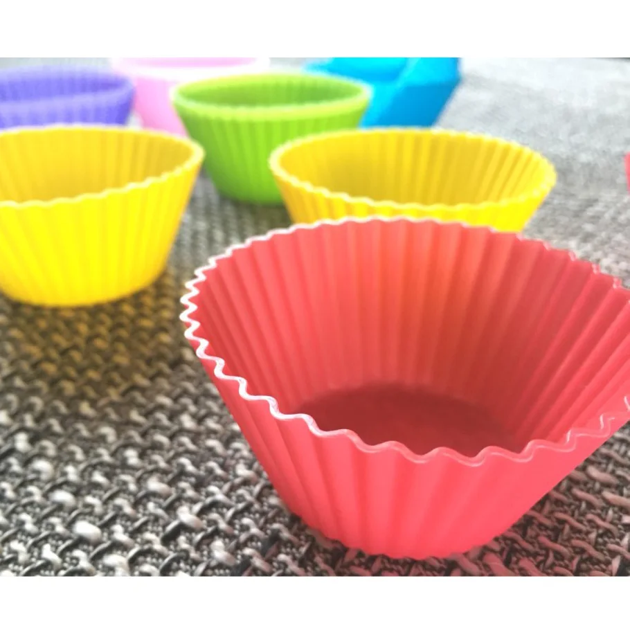 10 шт силиконовые формы Маффин выпечки Плесень инструменты капкейк сердечко