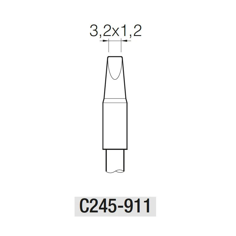 JBC C245911 жало паяльника C245 911 966 с T245 A пайки ручка|Сварочные наконечники| |