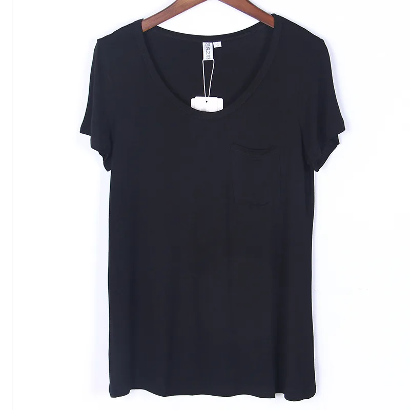 

womens top Modal short sleeve O-neck t shirt all match tee black gray white t shirt women bts