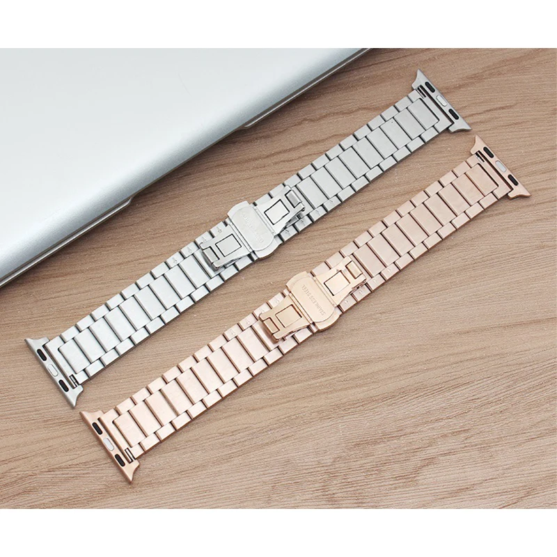 Ремешок из нержавеющей стали для Apple Watch Series 4 5 6 7 SE 38 мм 40 42 44 41 45 | Наручные часы