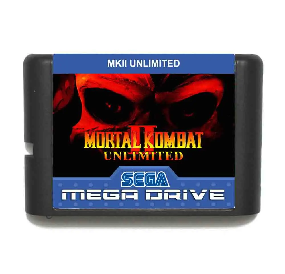 Mortal Kombat 16 бит MD карточная игра с коробку для Sega Megadrive/Genesis|mortal kombat ii|16 bitmd game |
