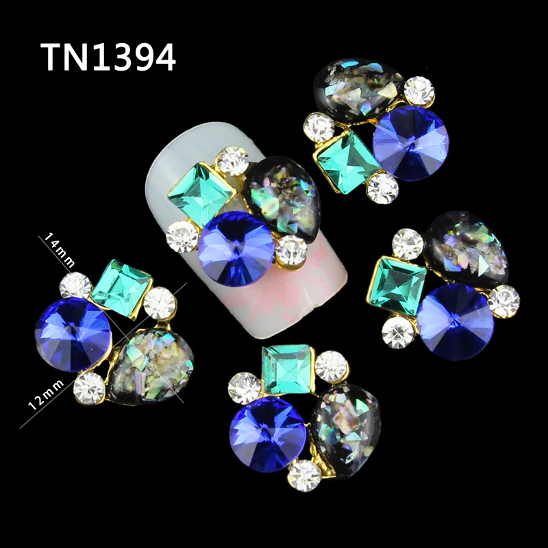 10 шт блеск для 3d золотые наклейки ногтей дизайнерские украшения маникюра