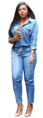 Осенний женский комбинезон с длинным рукавом комбинезоны женские Клубные