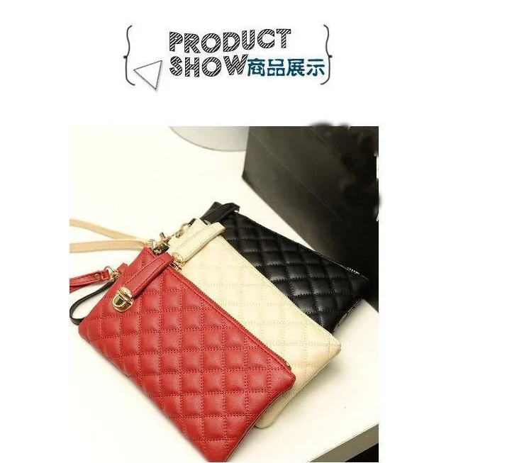 New European style classic Fashion Women Phone package Ladies Matching Brand Clutches Purse Long Leather Handbags Zipper Packet | Багаж и