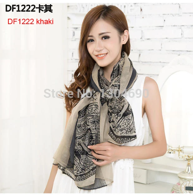 Прямая поставка 2020 горячая Распродажа модных женских шарфов с тотемным принтом